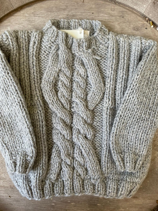 Kids Sweater Irish Braids  - Merinos del Rey